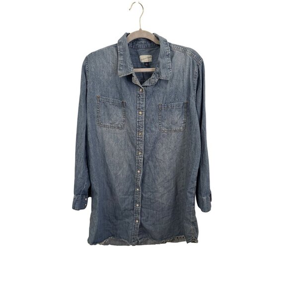 Universal Threads long sleeve jean dress size xxl - Picture 1 of 3